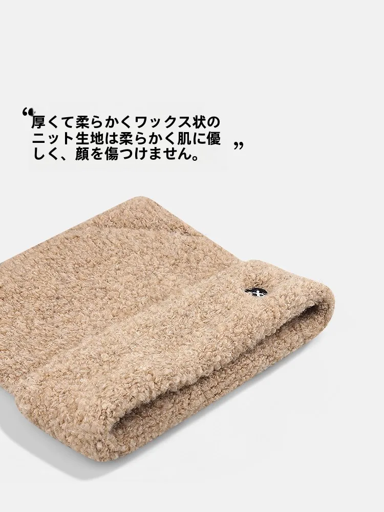 猫耳デザインの秋冬用ニット帽：耳あて付きで保暖性と可愛さを両立