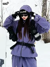 スノーボードウィンタージャケット【男女兼用・保温・圧着加工・スノーボード用パンツ】（セットアップ対応）