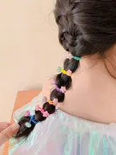 可愛い花デザインのヘアゴム【髪を傷めない・女の子用・韓国風】