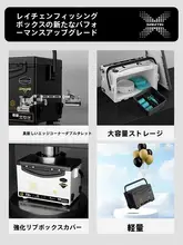 超軽量・耐久性のあるフィッシングボックス【多機能・座れるデザイン】（セットアップ対応）