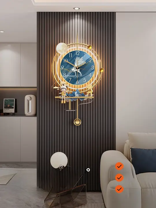 おしゃれな壁掛け時計【モダンデザイン・シンプル・リビング・ダイニング用】