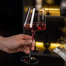 イタリア製クリスタルワイングラス【高脚・家庭用・軽やかなデザイン】（セットアップ対応）