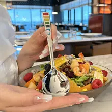 18/10ステンレス製 メインスプーン【ロングハンドル・西洋料理・スープ用】