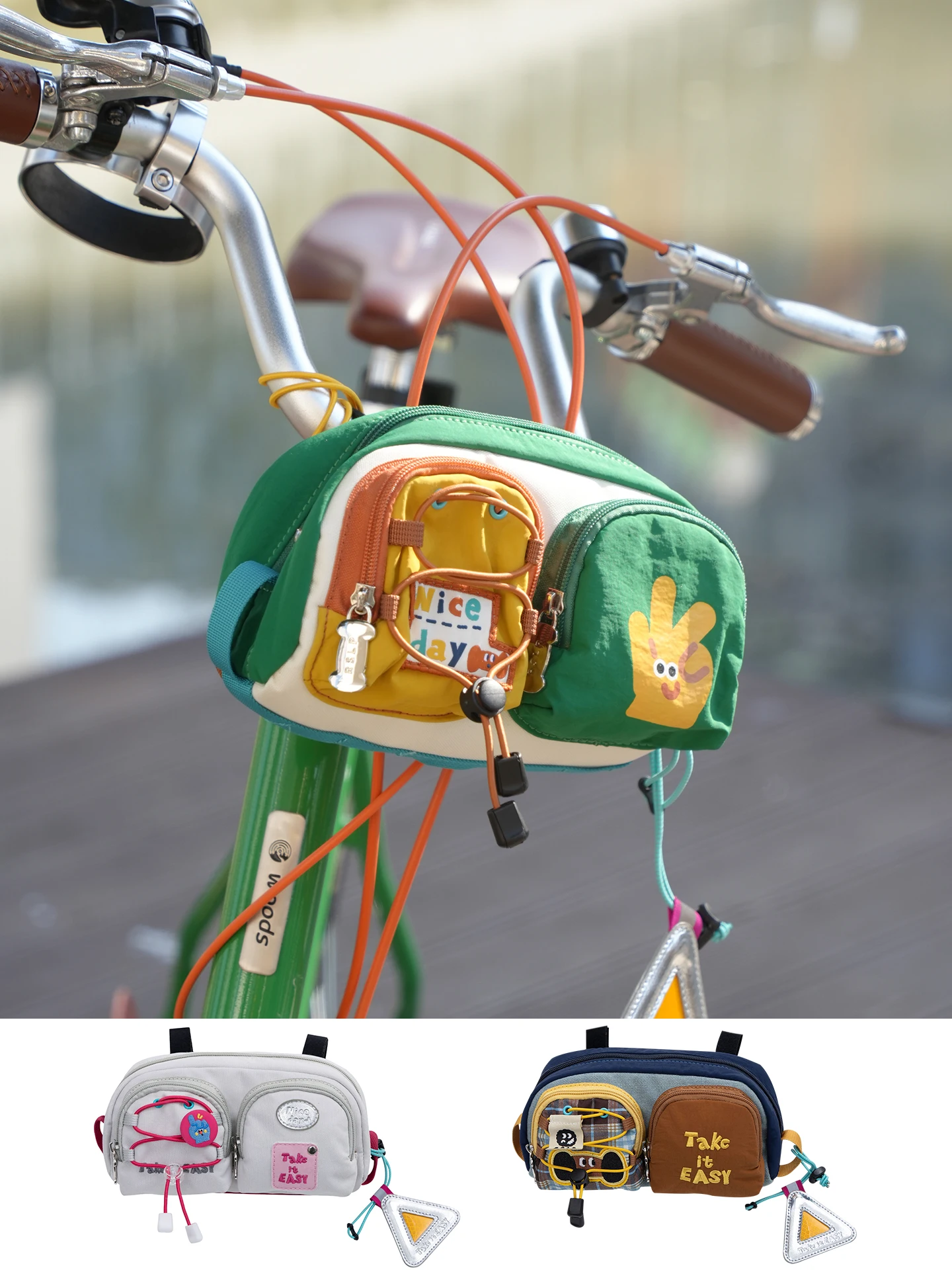 キャンプ自転車用フロントバッグ おすすめモデル：若素良品26324001の実用性と収納性能