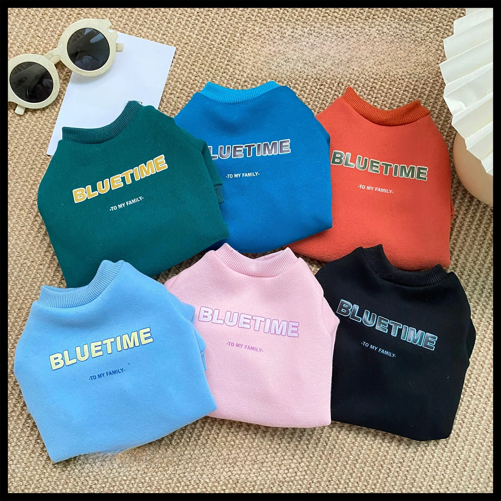 春用の犬服：bluetime/藍時間の柔らかさと保温性を実証