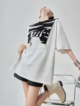 トップス レディース 半袖Tシャツ ホワイト ゼブラ柄ショール付き 取り外し可能 ルーズ 着痩せ ミディアム丈 夏