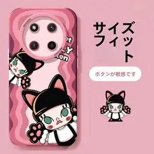 Honor X60用 シリコン製スマホケース【全面保護・可愛い猫デザイン・Huawei X50GT対応】