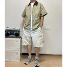 日本のレトロなデトロイト作業服 シャツ