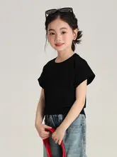 女の子用 夏のトッパー【短袖・プレーンカラー・極上の柔らかさ】（セットアップ対応）