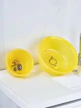 赤ちゃん用洗面器【厚手プラスチック・かわいいカートンデザイン・子供用】