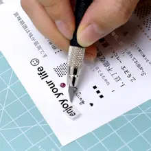 デザインナイフ 替え刃 手帳 マスキングテープ 消しゴムハンコ 彫刻 DIY クラフト 文具