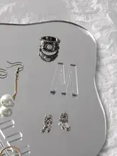 アクリル製ミラー仕上げのアクセサリートレイ【イヤリングディスプレイ・撮影用】