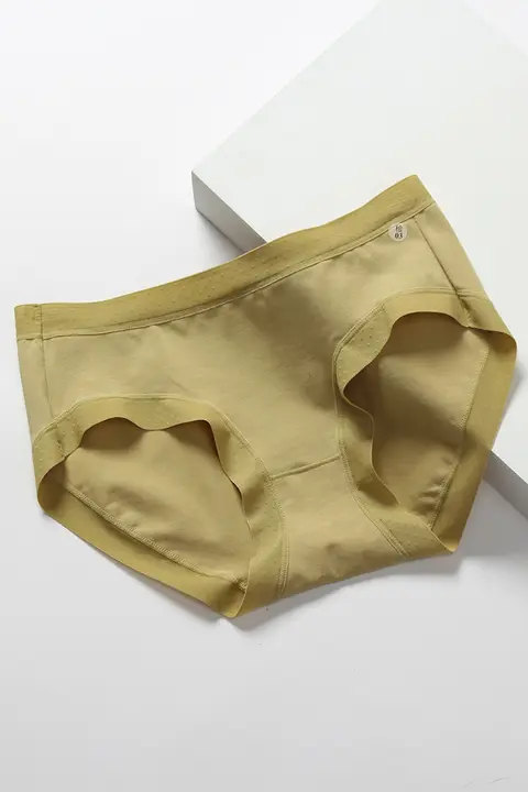 2枚組 中腰コットンパンティ【60S長綿・無痕デザイン・抗菌クロッチ・女性用】