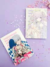 おしゃれな少女イラストのステッカー集【DIY装飾用・インスタ風・手帳用】（セットアップ対応）