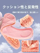 女性用シューズインソール【極上の柔らかさ・防臭・クッション性・吸汗・快適】