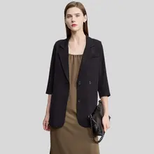 通勤に最適なシンプルな薄手のジャケット【エレガントデザイン・女性用】