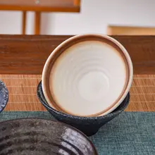 高脚小鉢【陶器製・4.5インチ・家庭用・デザート用】