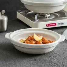 陶器製の煲仔飯鍋【ガスコンロ対応・直火調理用】