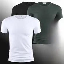 夏用 半袖Tシャツ【モダール・アイスシルク・無地】