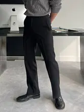 スーツパンツ メンズ ストレート 着痩せ きれいめ ビジネス オフィスカジュアル 秋