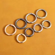 スプリングオープニングリング【キーリング・DIY用・丸型・財布・バッグ用金具】