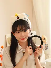 可愛い小犬デザインの洗面用ヘアバンド【毛糸製・プレゼント用ぬいぐるみ】