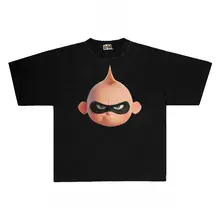 ストリートカジュアル風 スケ  ートボードTシャツ【半袖・サファリグリーン】