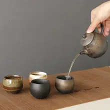 粗陶製 ロハンマスターカップ【大容量・倒れないデザイン・ヴィンテージ風茶器】