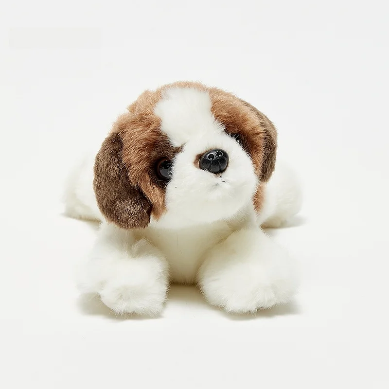 かわいいデザインの野生犬ぬいぐるみ：趣味・創造的な毛並みで楽しめる公仔