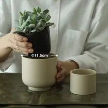 高級感あふれるインテリア用フラワーポット【多肉植物・リビング・バルコニー用】