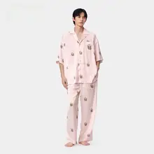 TBH 星光サテンホームウェア【夏用・ルームウェア・外出対応】（セットアップ対応）