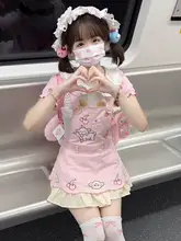 可愛いデザインの小柄向けワンピース【オータム・サスペンダースタイル】（セットアップ対応）