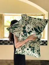 夢谷 美家 100%コットン枕カバー2枚セット【サイズ48cm×74cm・スリムデザイン】