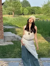 春夏用 編み地デザインのニットキャップ【薄手・ファッション・スタイルに合わせやすい】（セットアップ対応）