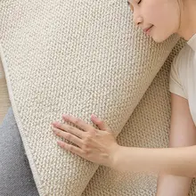 無地リビング用ラグ【高級感・白・ソファテーブル用・防猫爪】