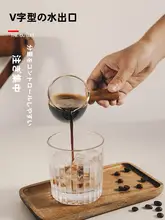 エスプレッソカップ【ガラス製・目盛付き・カフェ用・コーヒー抽出】