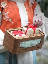 高級緑茶用ギフトボックス【明前龍井・碧螺春・信陽毛尖用・半斤サイズ】