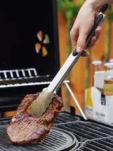 fireplus ステンレス製 バーベキュークリンチングトング【アウトドア・家庭用・長尺タイプ】