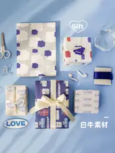 ラッピングペーパー リボン付き 上品 インスタ映え 誕生日 ギフト プレゼント ギフトボックス用