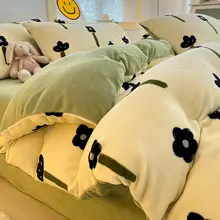 ミルクフランネルのカバー シングル 150x200 両面 厚手 コーラルフランネル