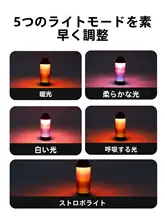 MOUNTAINHIKER アウトドア用キャンプランプ【充電式・超長持ち・携帯型】