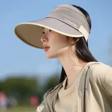 女性用ゴルフキャップ【空頂デザイン・長いつば・UVカット・アウトドア用】