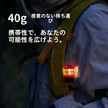 防水ミニキャンプライト【吊り下げ可能・アウトドア用・雰囲気作りに最適】