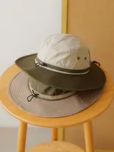 夏用大ひさしフishermanハット【男女兼用・速乾・通気性・UVカット・アウトドア用】