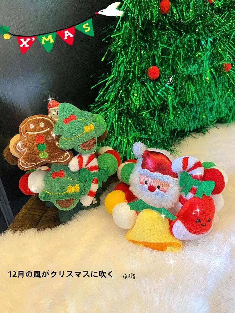 可愛いクリスマス装飾用ペット首輪：柴犬にぴったりのリボン付き撮影グッズ