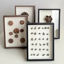 立体写真立て 木製 卓上 インスタ映え 中空 ドライフラワー DIY ハンドメイド インテリア