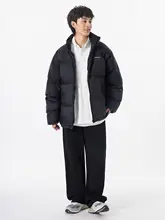 レトロデザインのカジュアルアウター【メンズ・立ち襟・厚手・ゆったりフィット】