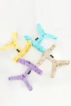 マカロンカラーのH型ペット用ハーネスとリード【犬用・胸当て式・調整可能】