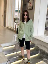 フード付きコットン混ファスナー開きカーディガン【ユニセックス・フィット】（セットアップ対応）