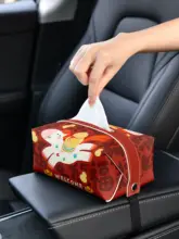 かわいい馬の車載ティッシュボックス【クリエイティブ・車内用】